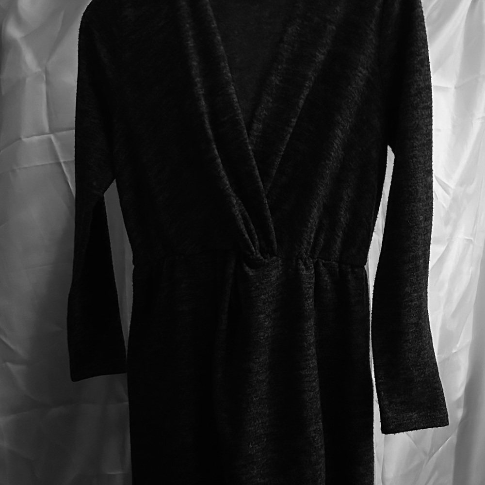 Hunter Green Sweater long-Sleeve Dress - Size LP